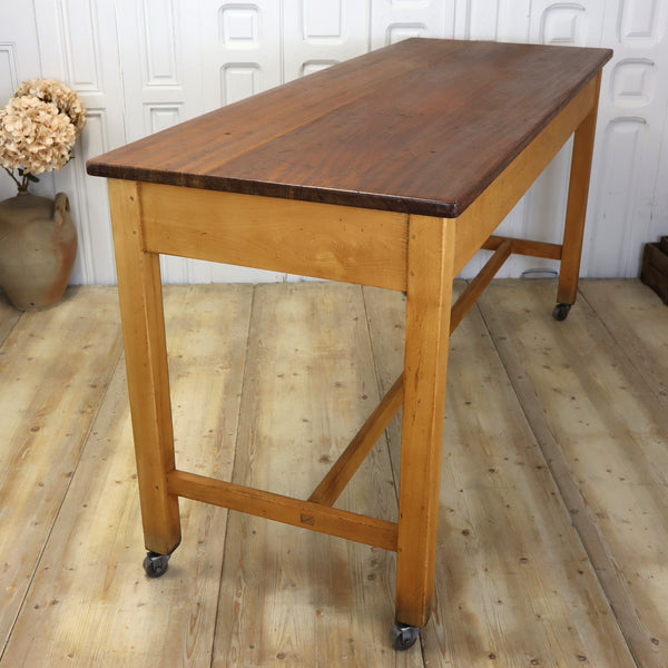 vintage_reclaimed_mid_century_iroko_school_lab_table_bench_kitchen_breakfast
