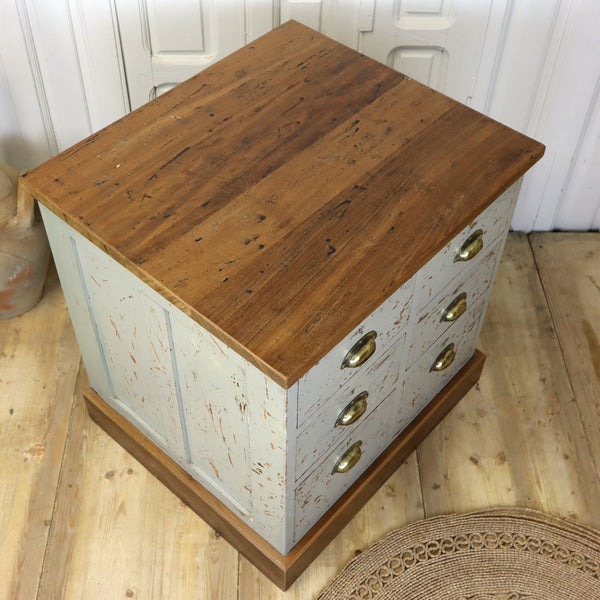 vintage_reclaimed_painted_iroko_kitchen_drawers_chest_workshop