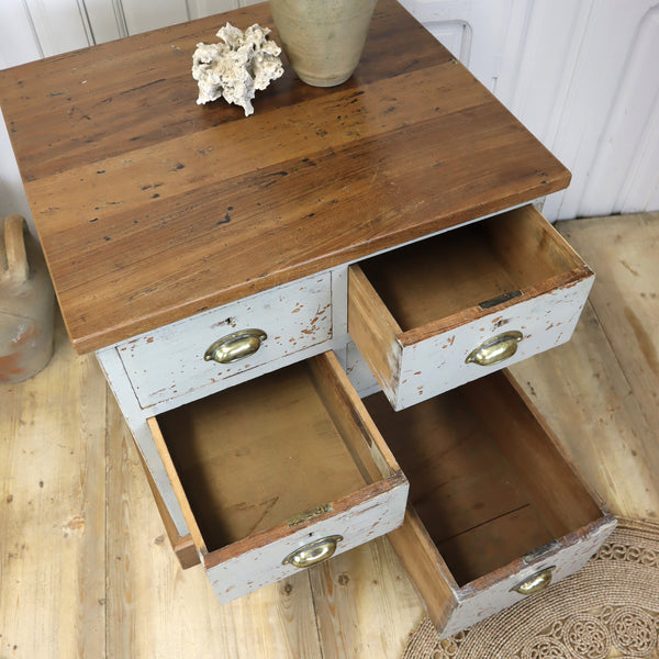 vintage_reclaimed_painted_iroko_kitchen_drawers_chest_workshop