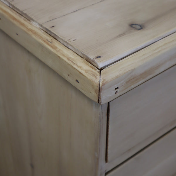Vintage Rustic Pine Chest of Drawers - 1801c