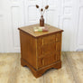 Vintage Oak Chest of Drawers Bedside Table 0308g