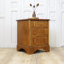 Vintage Oak Chest of Drawers Bedside Table 0308g