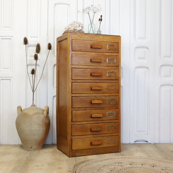 vintage_rustic_oak_haberdashery_shop_drawers
