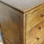 vintage_rustic_oak_tallboy_chest_of_drawers