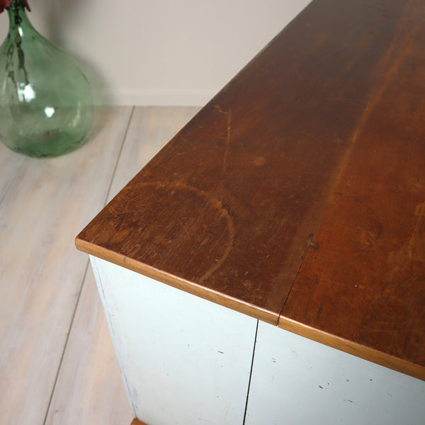 Vintage Rustic Painted Shop Chest of Drawers Sideboard 2310g