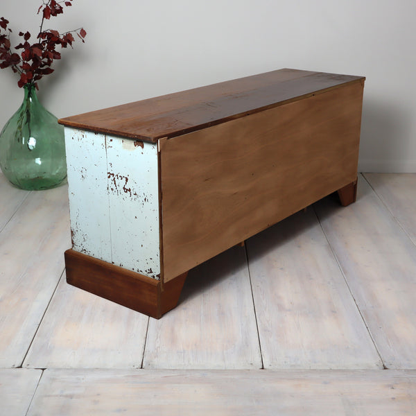 Vintage Rustic Painted Shop Chest of Drawers Sideboard 2310g