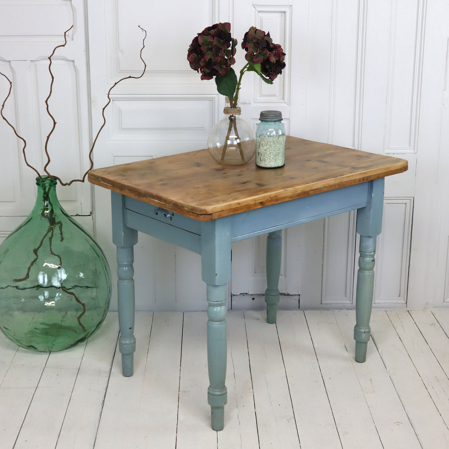 vintage_rustic_pine_country_farm_kitchen_table