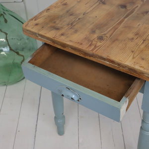 vintage_rustic_pine_country_farm_kitchen_table