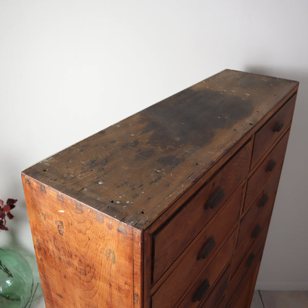 vintage_rustic_pine_cupboard_school_house_keepers_cupboard
