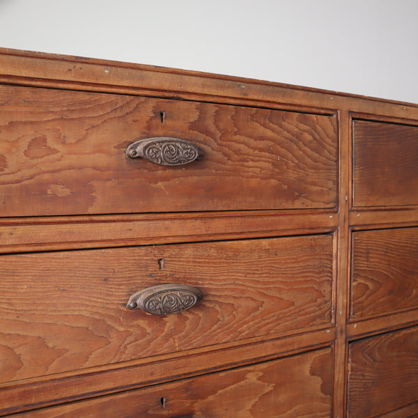 vintage_rustic_pine_cupboard_school_house_keepers_cupboard
