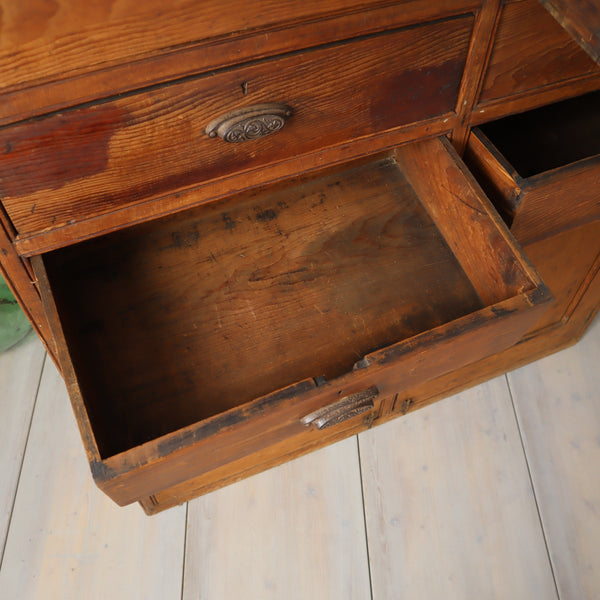 vintage_rustic_pine_cupboard_school_house_keepers_cupboard