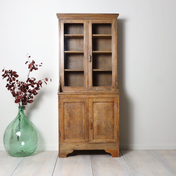 vintage_rustic_pine_housekeepers_cupboard_pantry