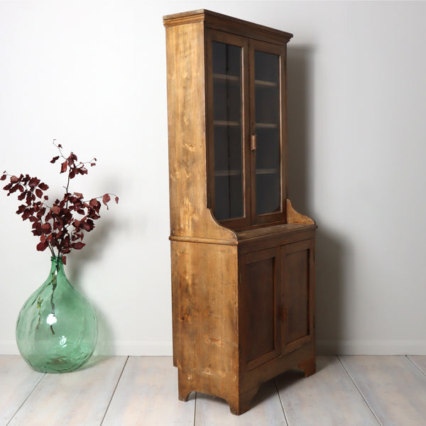 vintage_rustic_pine_housekeepers_cupboard_pantry