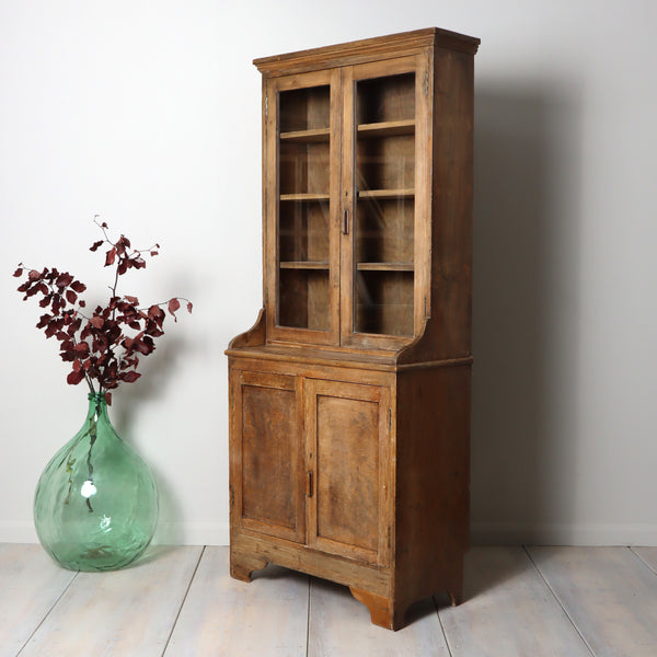 vintage_rustic_pine_housekeepers_cupboard_pantry