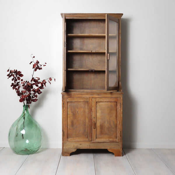 vintage_rustic_pine_housekeepers_cupboard_pantry