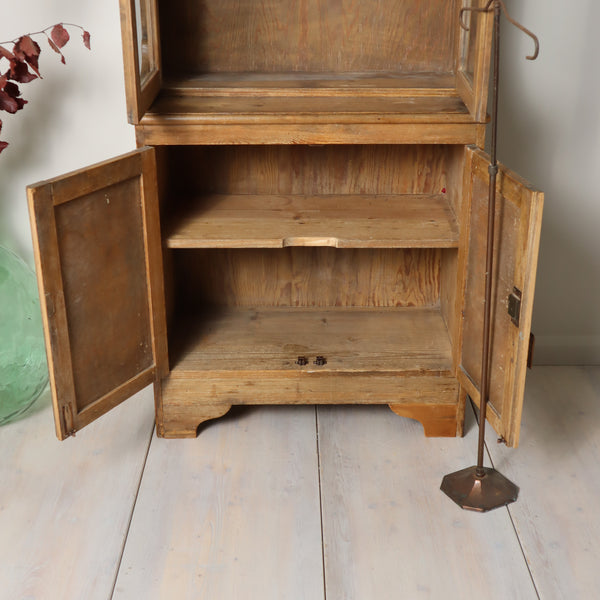 vintage_rustic_pine_housekeepers_cupboard_pantry