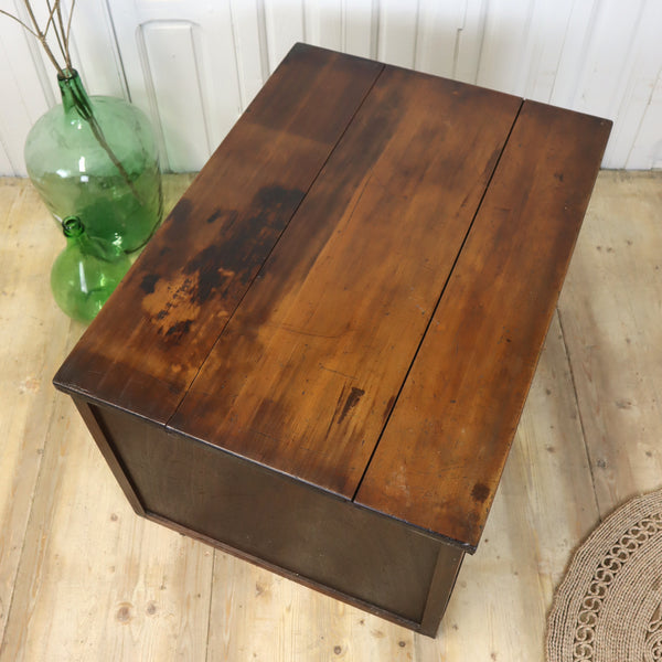 Vintage Plan Chest Map Drawers 1801h