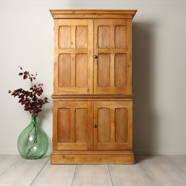 vintage_rustic_stripped_pine_larder_housekeepers_cupboard