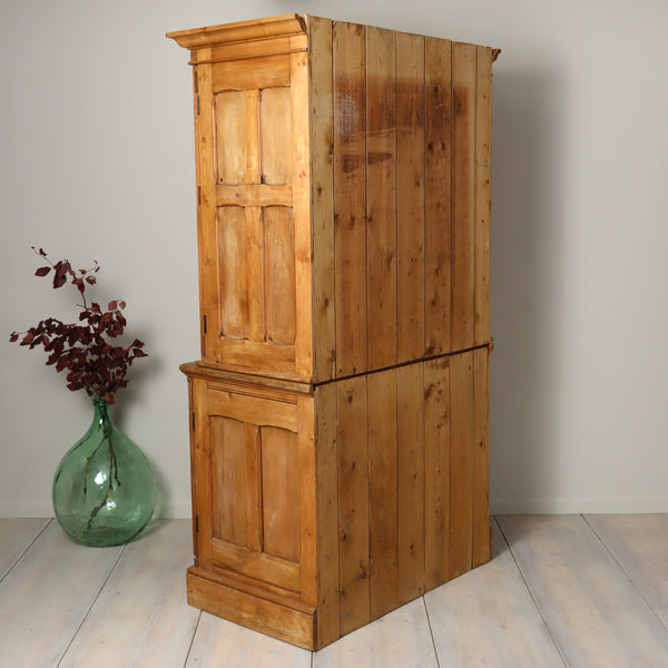 vintage_rustic_stripped_pine_larder_housekeepers_cupboard