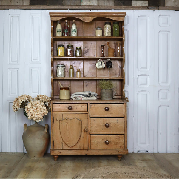vintage_rustic_waxed_pine_dresser