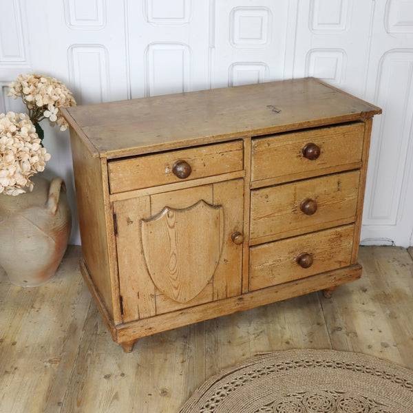 vintage_rustic_waxed_pine_dresser
