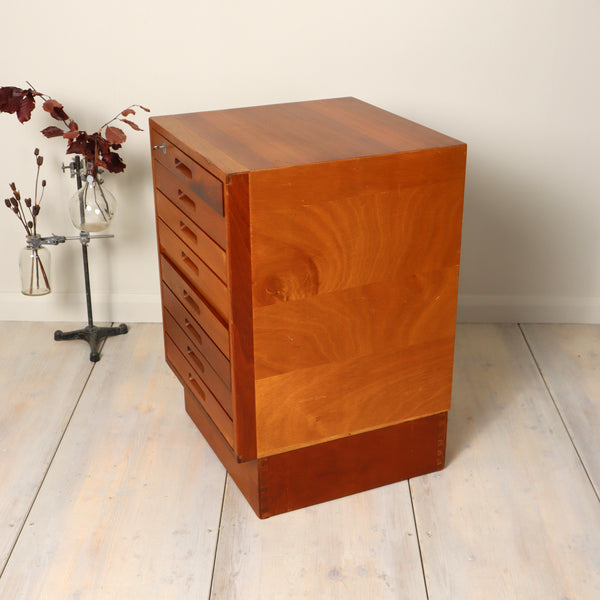 vintage_school_drawers_iroko_plan_chest_map_drawers