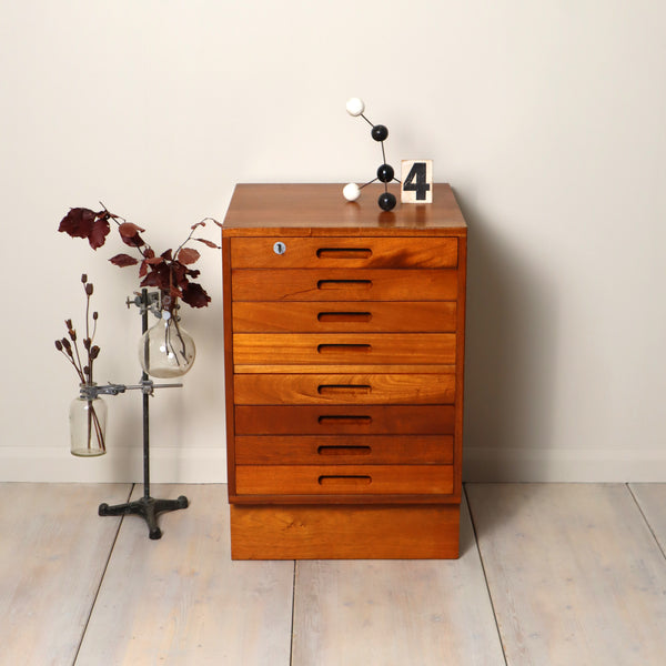 vintage_school_drawers_iroko_plan_chest_map_drawers