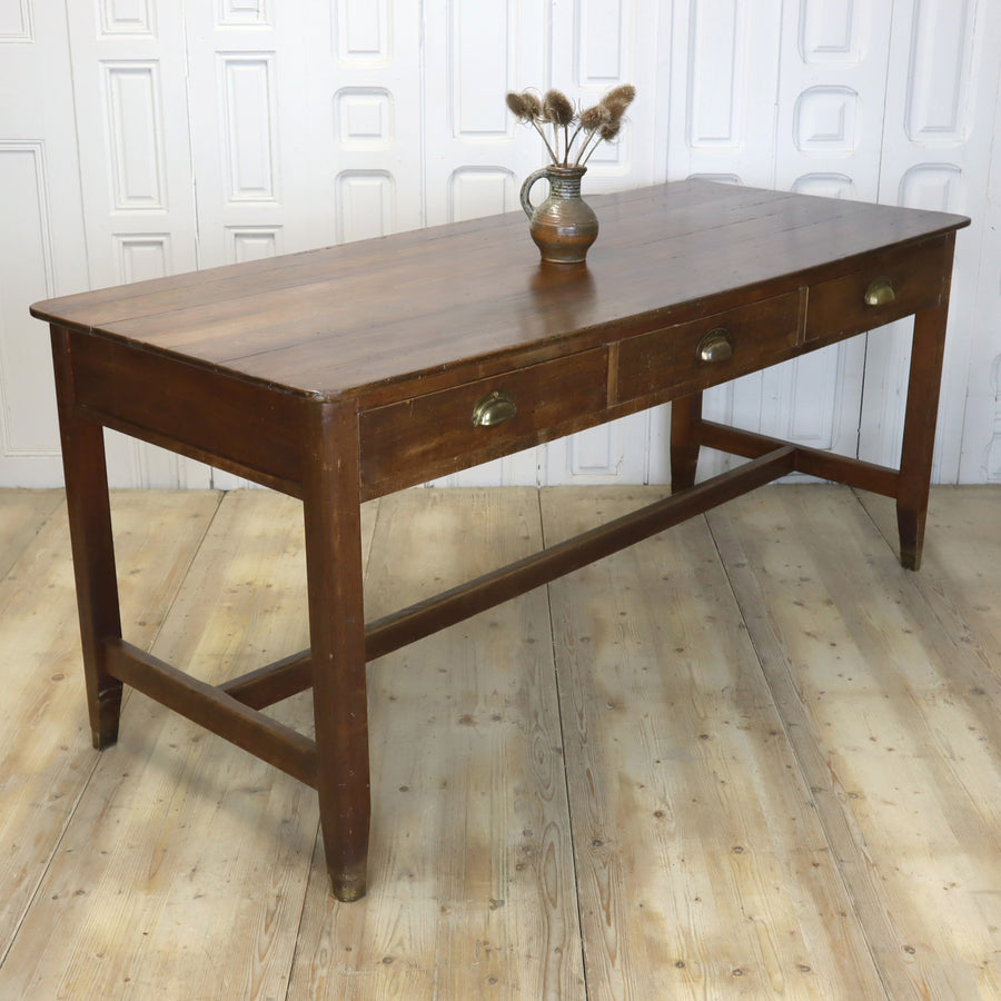 vintage_school_laboratory_kitchen_table_rustic_farmhouse