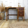 vintage_small_oak_school_desk_rustic_mid_century