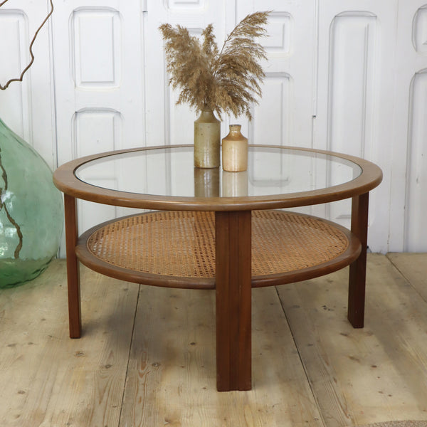vintage_teak_g_plan_rattan_circular_coffee_table