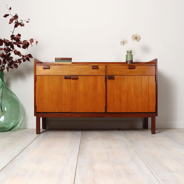 Rare Mid century Small Teak Sideboard 1809h