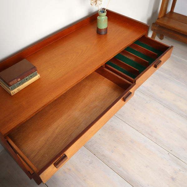 Rare Mid century Small Teak Sideboard 1809h
