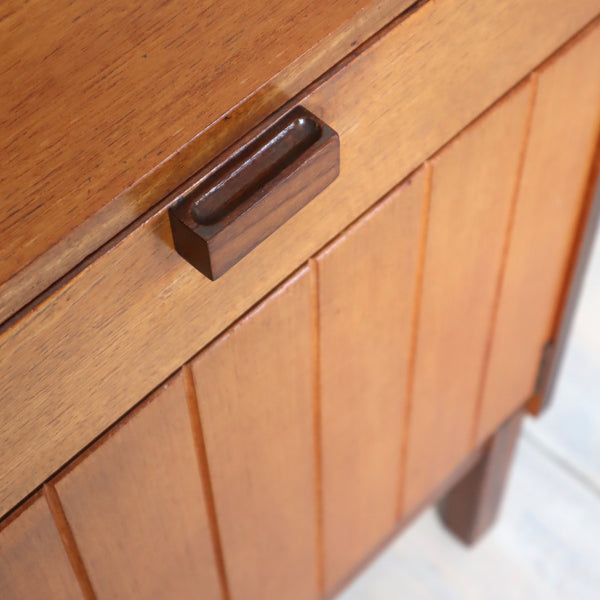 Rare Mid century Small Teak Sideboard 1809h