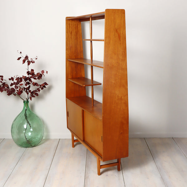 Mid Century Teak Room Divider Shelving Unit 1809k