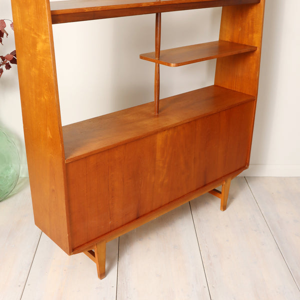 Mid Century Teak Room Divider Shelving Unit 1809k