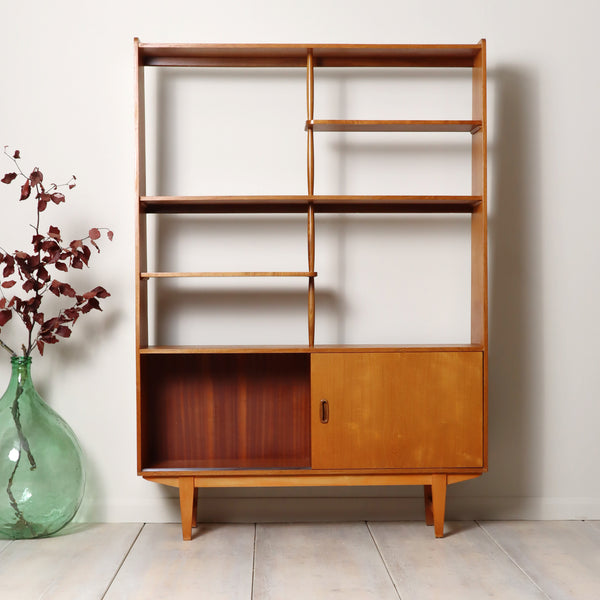 Mid Century Teak Room Divider Shelving Unit 1809k