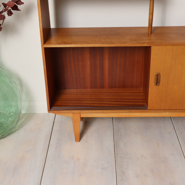 Mid Century Teak Room Divider Shelving Unit 1809k