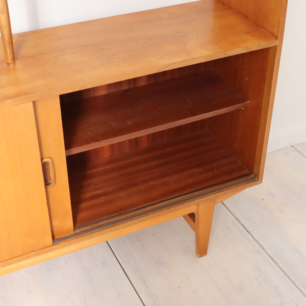 Mid Century Teak Room Divider Shelving Unit 1809k