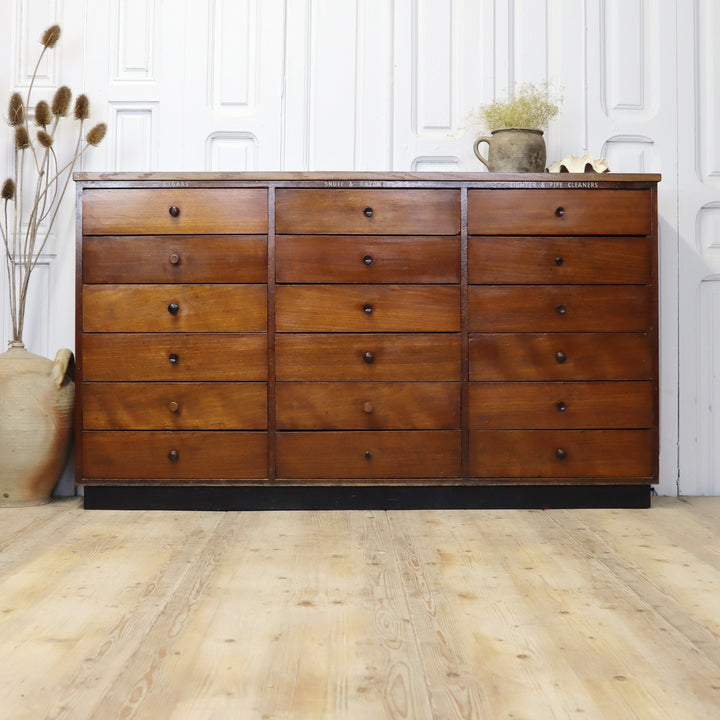 Vintage Tobacconist Apothecary Drawers 1411c