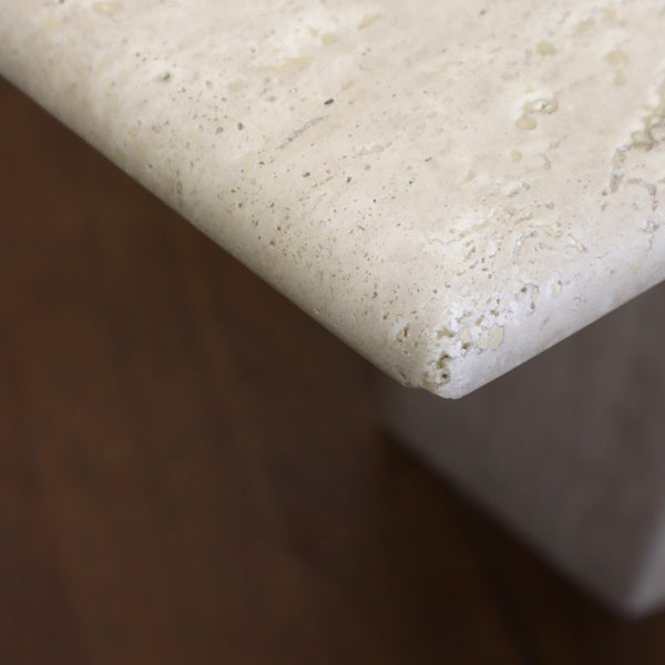 Vintage Travertine Console Table 0103c