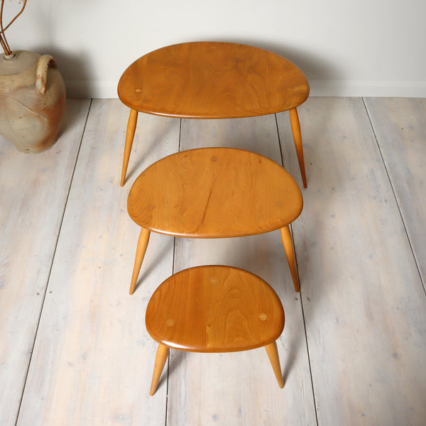 vintage_ercol_mid_century_blonde_pebble_nest