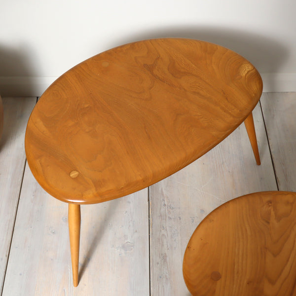 vintage_ercol_mid_century_blonde_pebble_nest