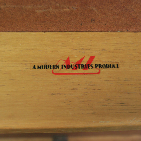 Vintage 1950s red formica vintage table or desk