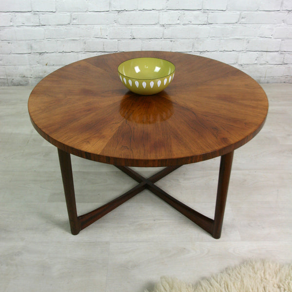 Vintage Mid Century Rosewood Coffee Table