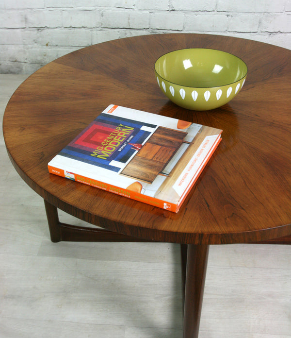Vintage Mid Century Rosewood Coffee Table
