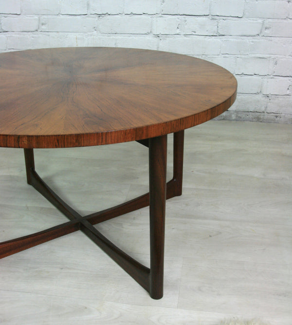 Vintage Mid Century Rosewood Coffee Table
