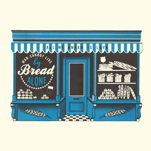 'Bakery' screenprint by James Brown