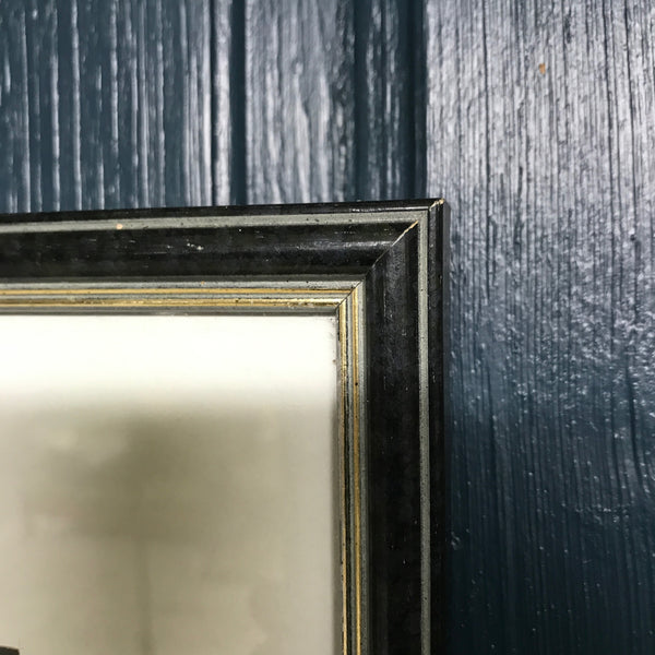 Vintage 'Peruvian' Hand Painted Portrait Framed #1