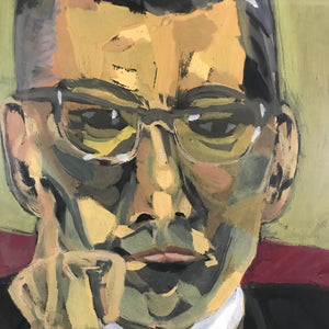 Mid Century Framed Portrait 'Eric'
