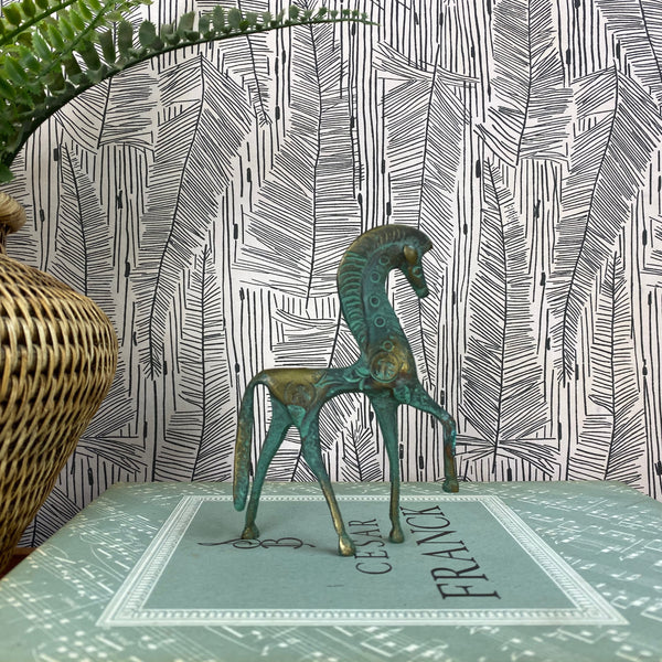 Mid Century Bronze 'Horse' Ornament - A1a